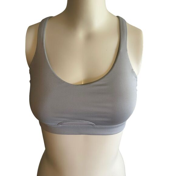 Victorias Secret Gray Low Impact Athletic Racerback  Bra Size Small - Picture 6 of 8